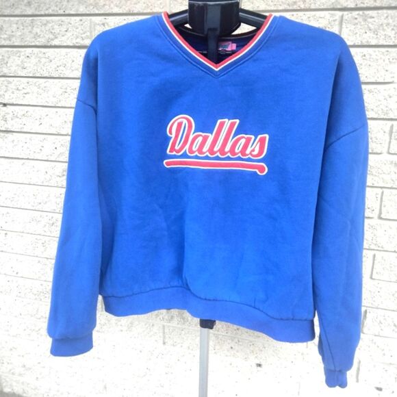 Edikted Blue Dallas sweatshirt Large - Picture 1 of 6